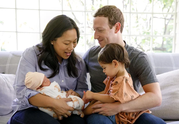 Mark Zuckberg e sua família