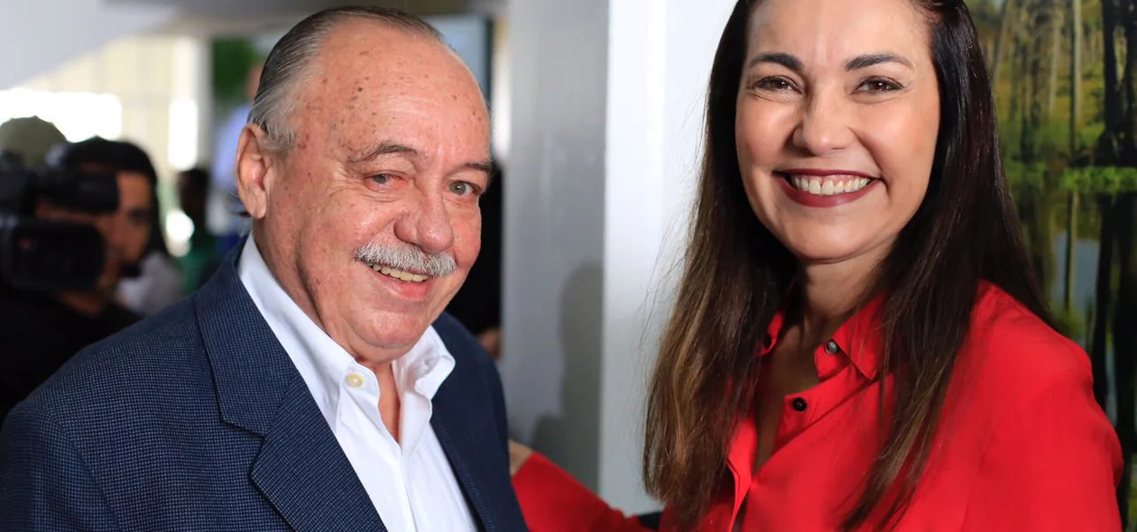 Freitas Neto e Margarete Coelho