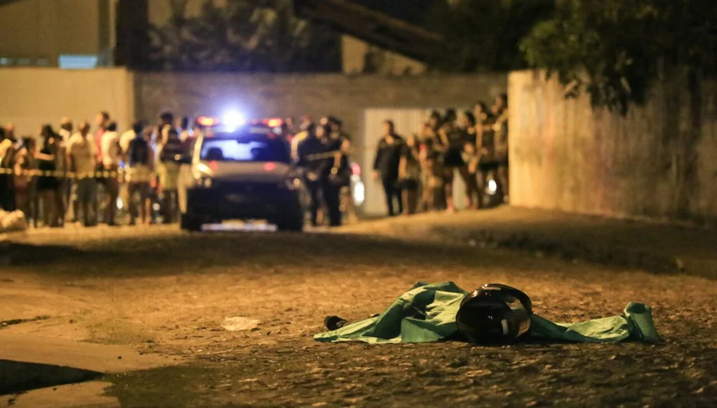 Corpo da assaltante