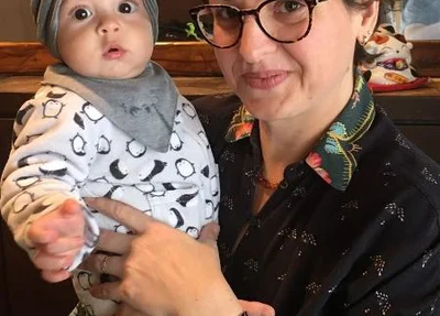 Ana Paula e o filho