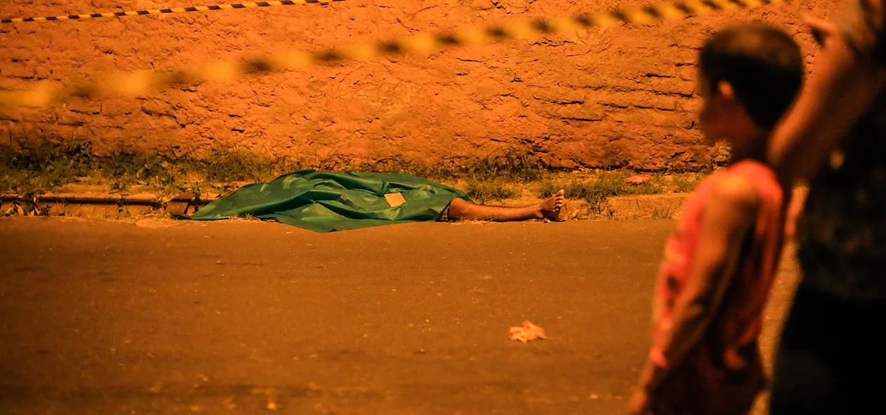 Criança no local do crime