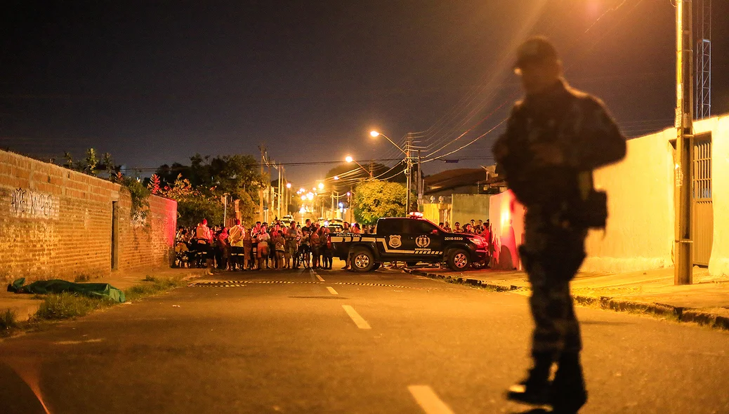 Polícia isolou a área