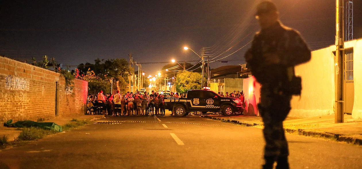 Polícia isolou a área