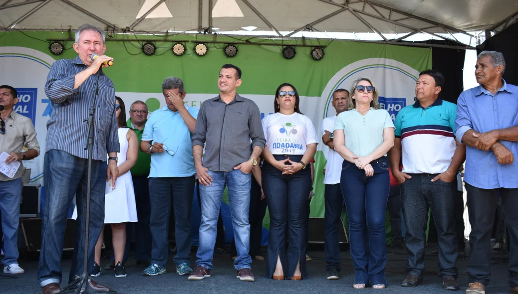 João Henrique em seu pronunciamento