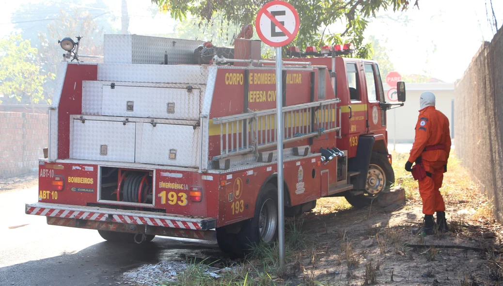 Equipe do Corpo de Bombeiros