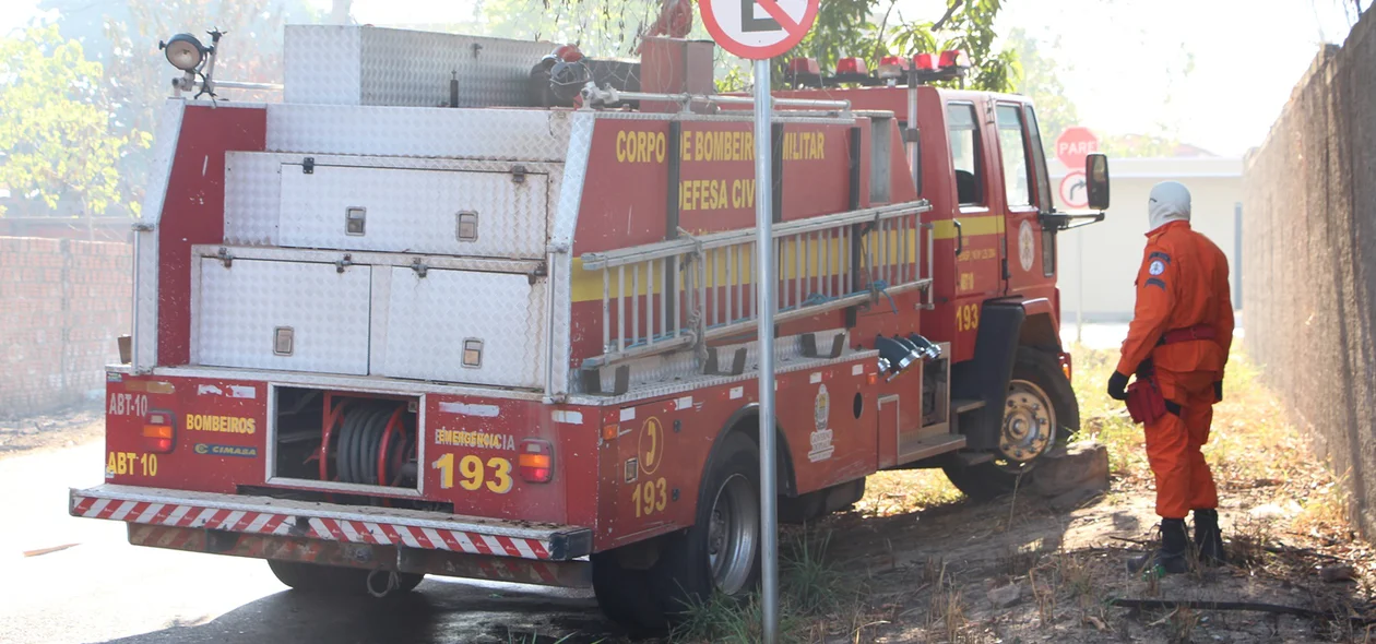 Equipe do Corpo de Bombeiros