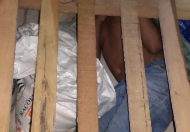 Menor encontrado na Cela da Major César