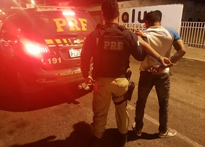 Prisão do jovem no km 310 da BR 343