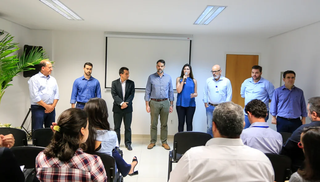 Parte da equipe da Águas de Teresina