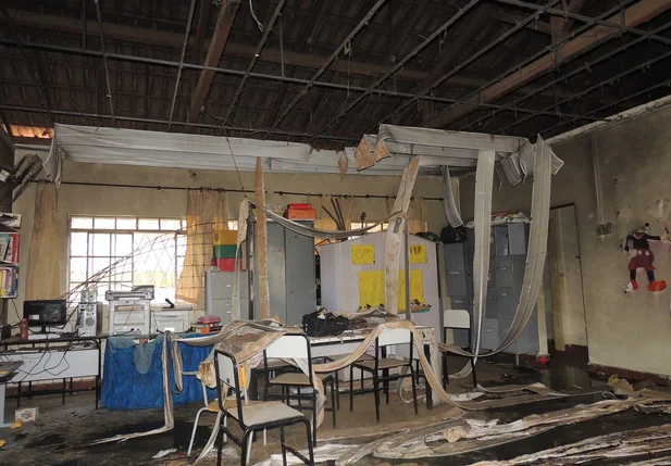 Creche incendiada em MG