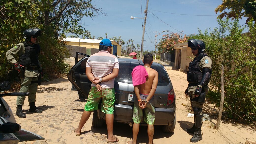 Presos em flagrante por tráfico