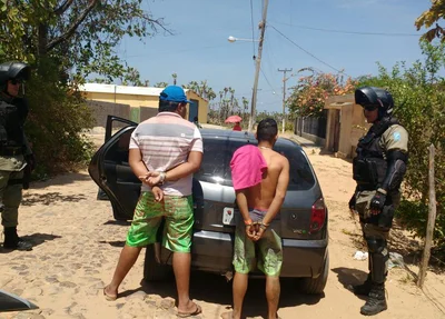 Presos em flagrante por tráfico