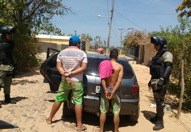 Presos em flagrante por tráfico