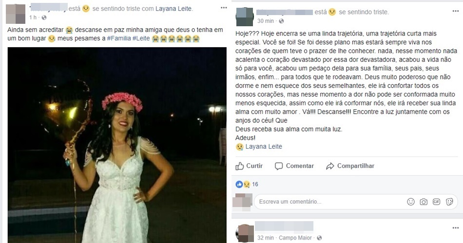 Jovem morreu em um acidente de carro em Domingos Mourão