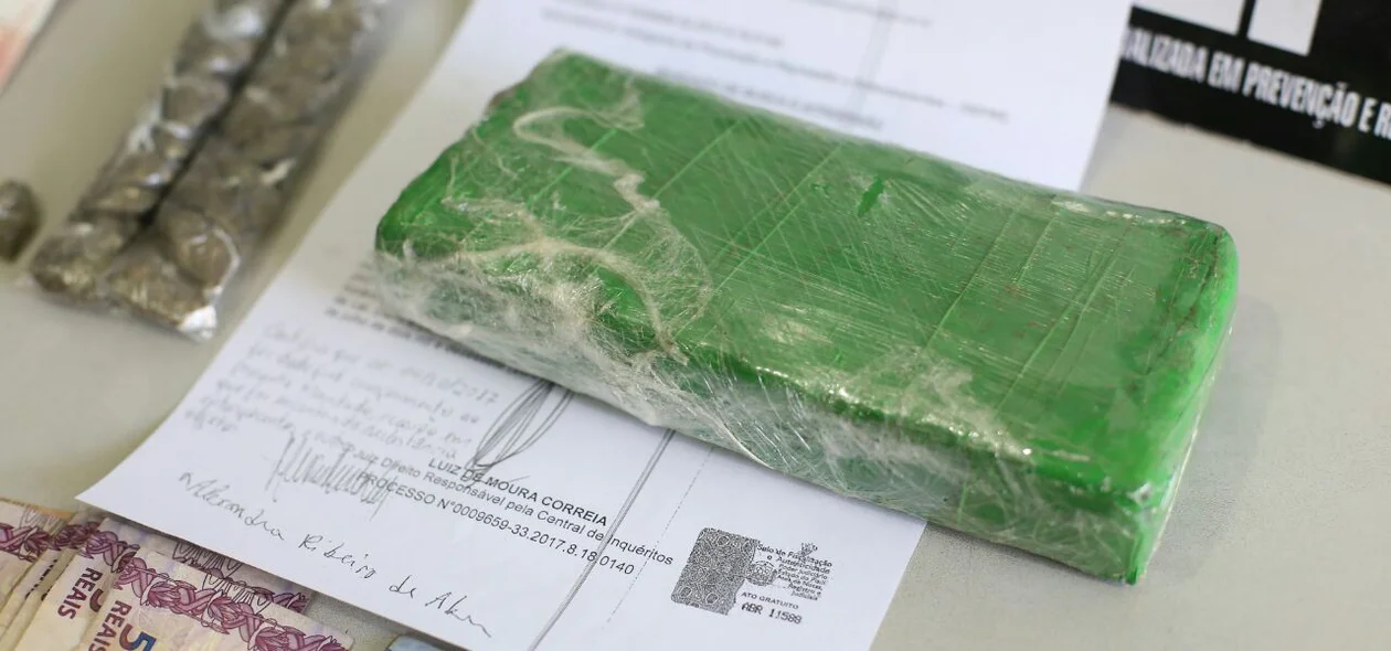 Droga foi apreendida na casa de Pedro Henrique