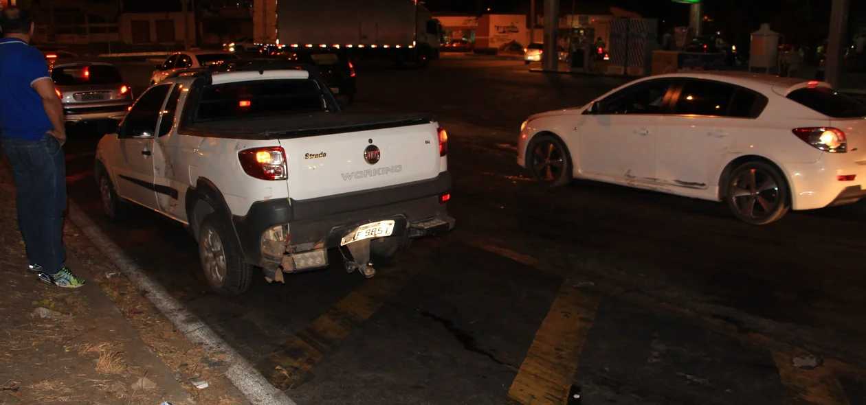 Carro envolvido no acidente