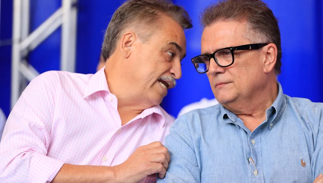 Robert Rios e Flávio Nogueira em evento do PDT