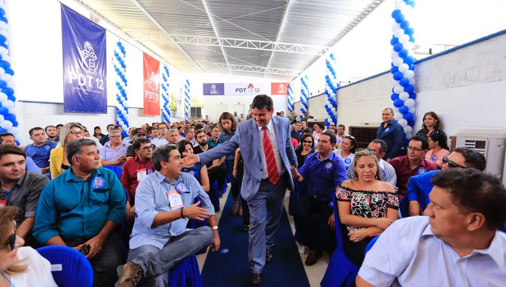 Wellington Dias é recepcionado em evento do PDT