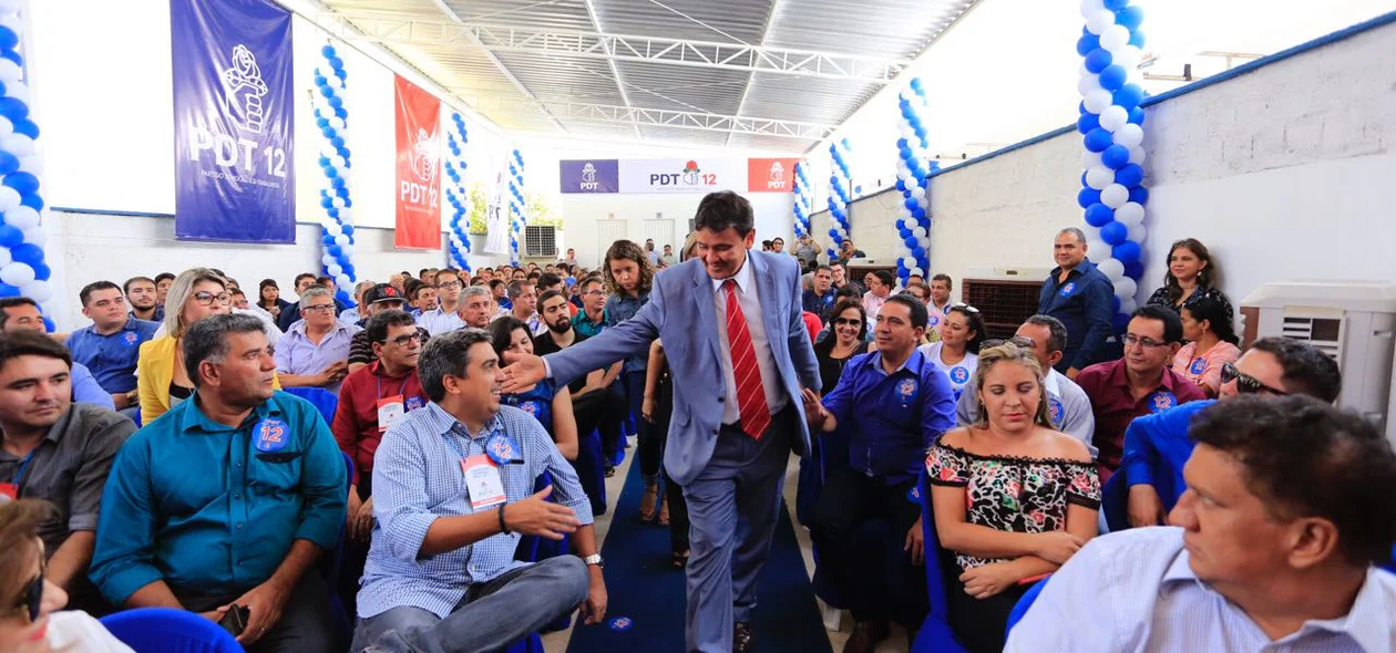Wellington Dias é recepcionado em evento do PDT