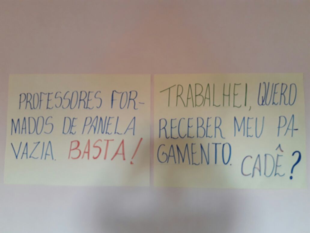 Professores de Lagoa Alegre paralisam atividades