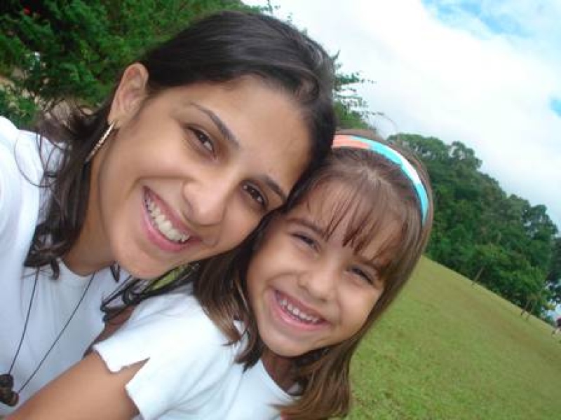 Ana Carolina e a filha Isabella morta em 2008