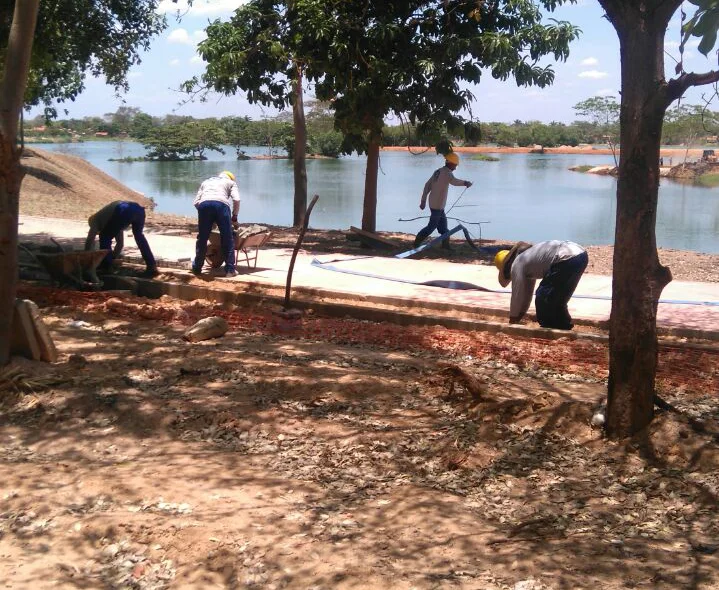 Obras na Lagoas do Norte 