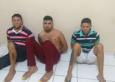 Trio é preso em Timon