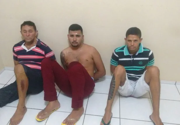 Trio é preso em Timon