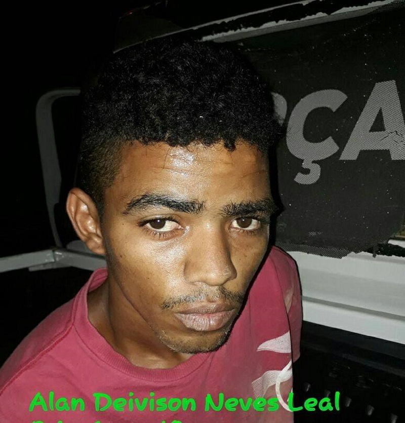 Alan Deyson Neves Leal foi preso pela PM