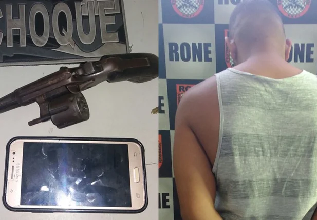Polícia prende homem por porte ilegal de arma
