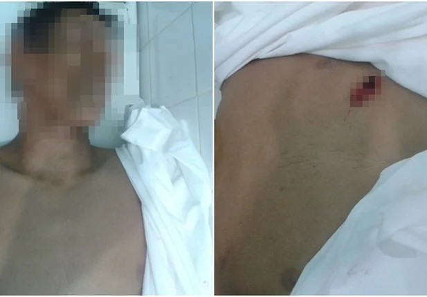 Vítima levou uma facada no peito