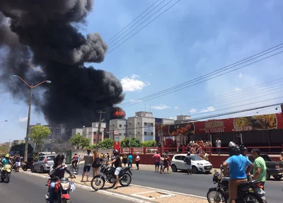 Incêndio na Avenida Barão de Castelo Branco