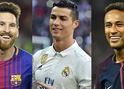 Messi, Cristiano Ronaldo e Neymar