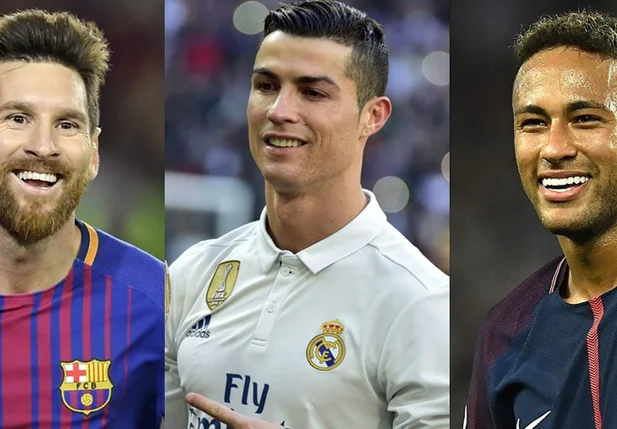 Messi, Cristiano Ronaldo e Neymar