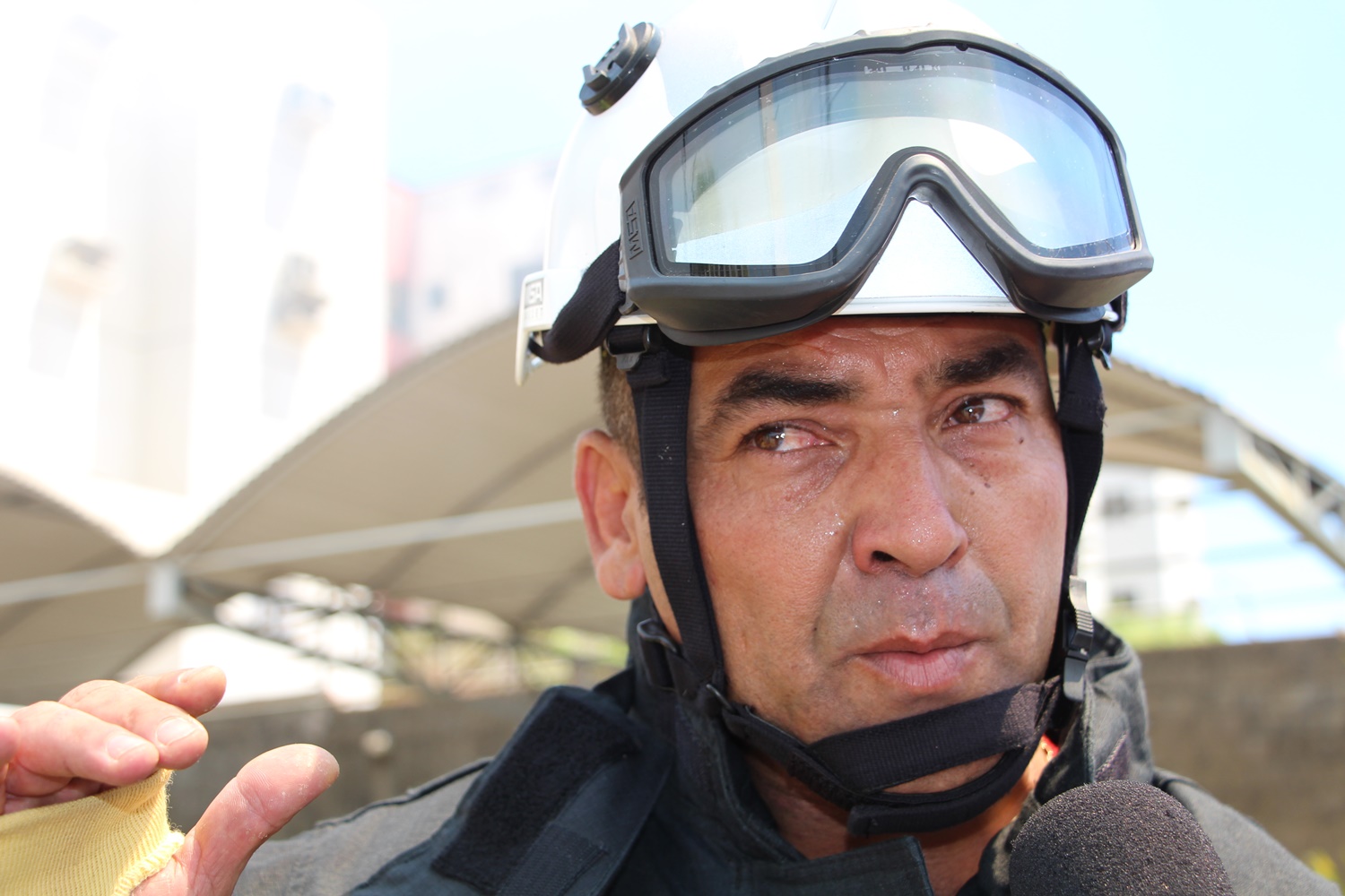 Tenente Arnaldo, do Corpo de Bombeiros