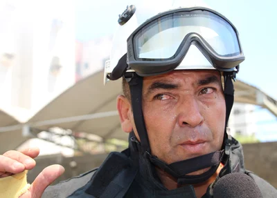 Tenente Arnaldo, do Corpo de Bombeiros