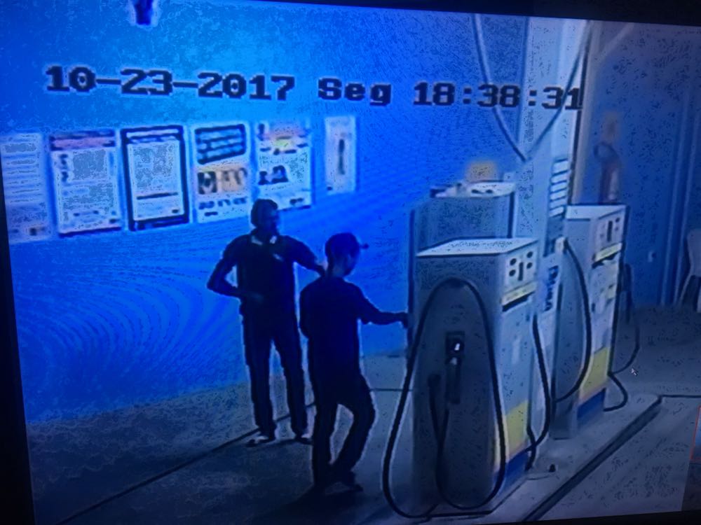 Imagens da câmera de segurança do último assalto