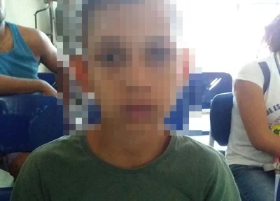 Menor apreendido pela polícia