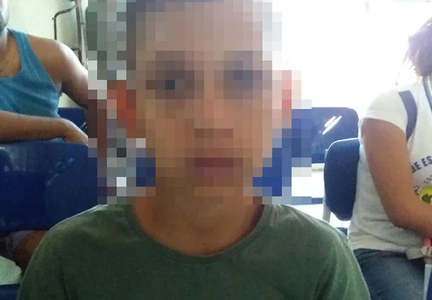 Menor apreendido pela polícia