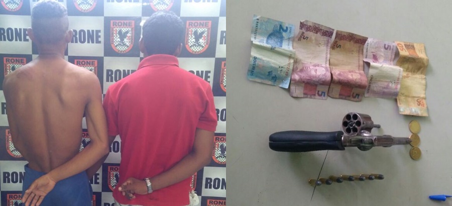 Presos em Flagrante por porte ilegal de arma de fogo