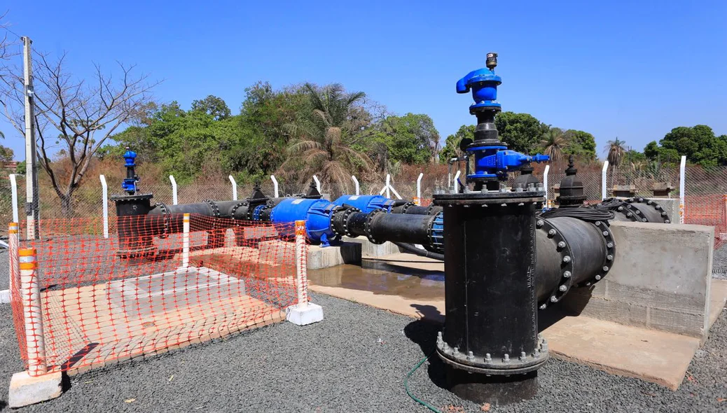Unidade de bombeamento vai beneficiar o bairro Dirceu