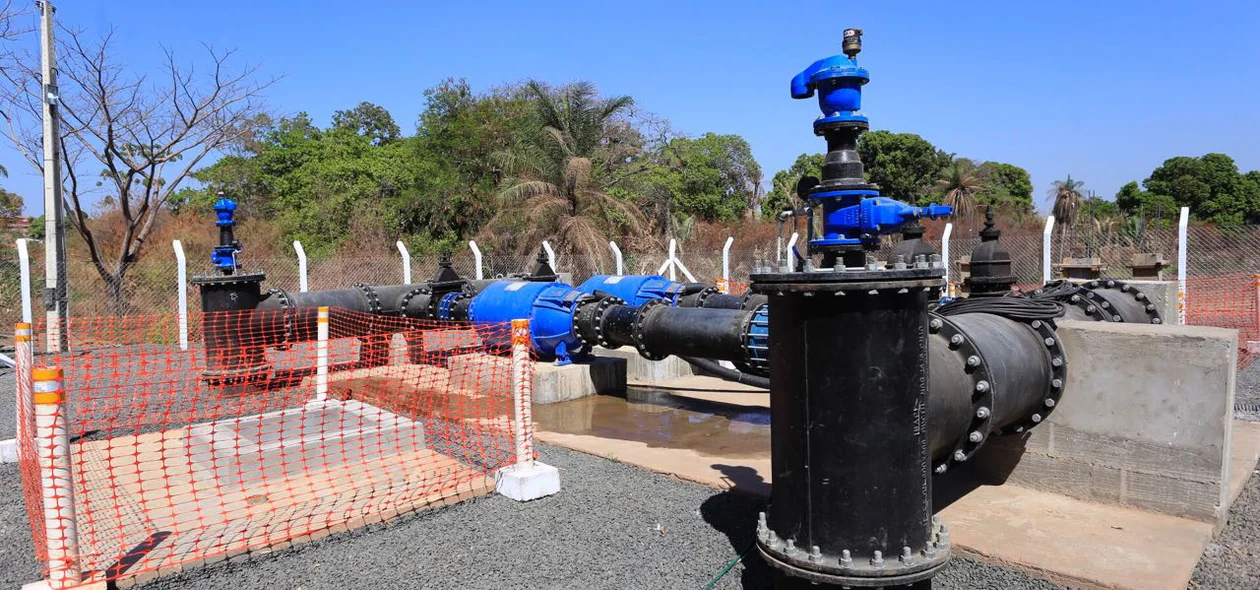 Unidade de bombeamento vai beneficiar o bairro Dirceu