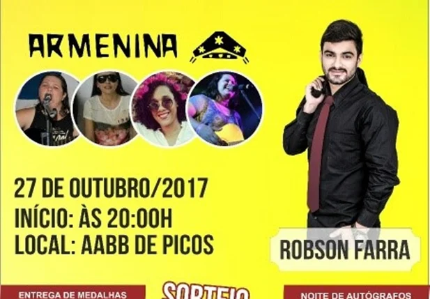Festa será realizada nesta sexta-feira