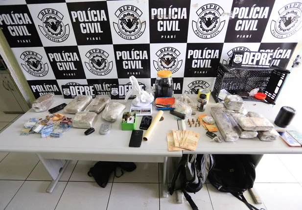 Polícia apreende grande quantidade de droga em Teresina
