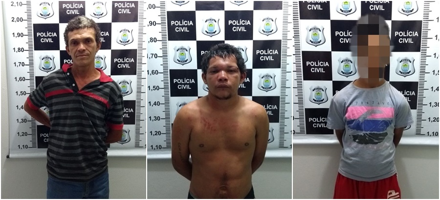 Acusados de Latrocínio contra idoso cadeirante em Hugo Napoleão 