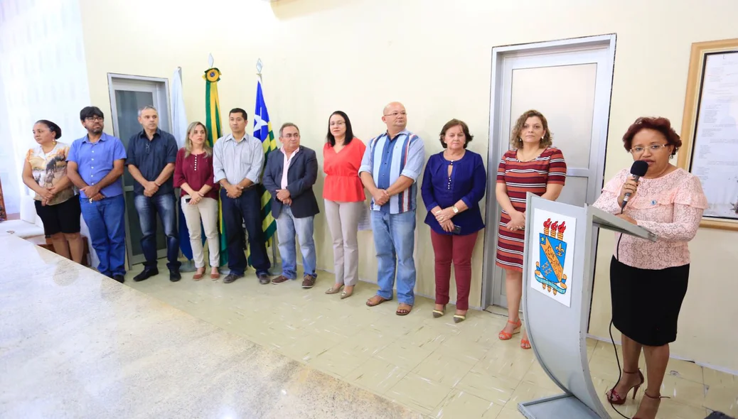 Cerimônia de lançamento do concurso da UESPI