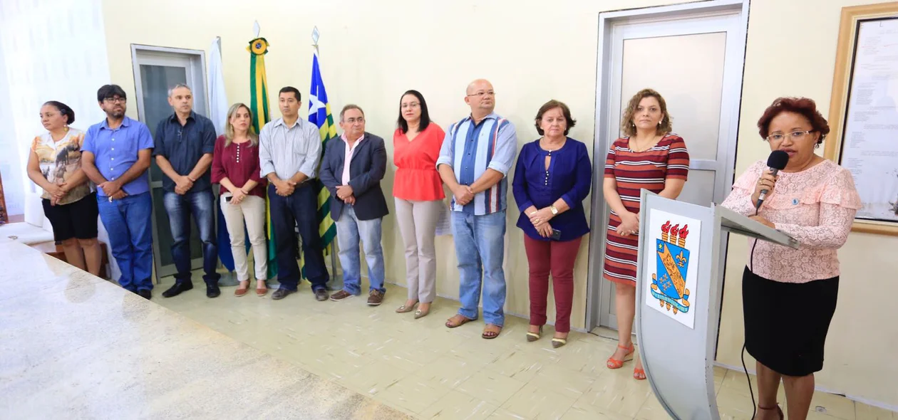 Cerimônia de lançamento do concurso da UESPI