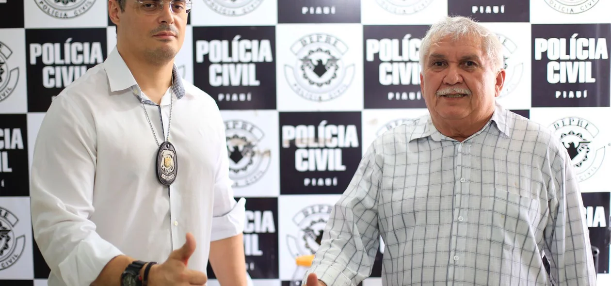 Delegados Tales Gomes e Menandro Pedro