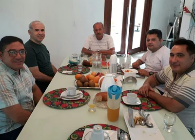 Fernando Monteiro traça estratégias com líderes de partidos 