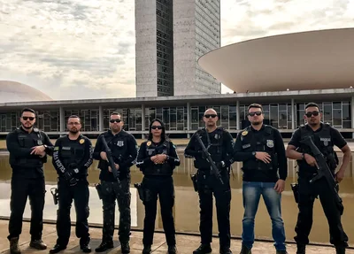 Policiais civis foram à Brasília